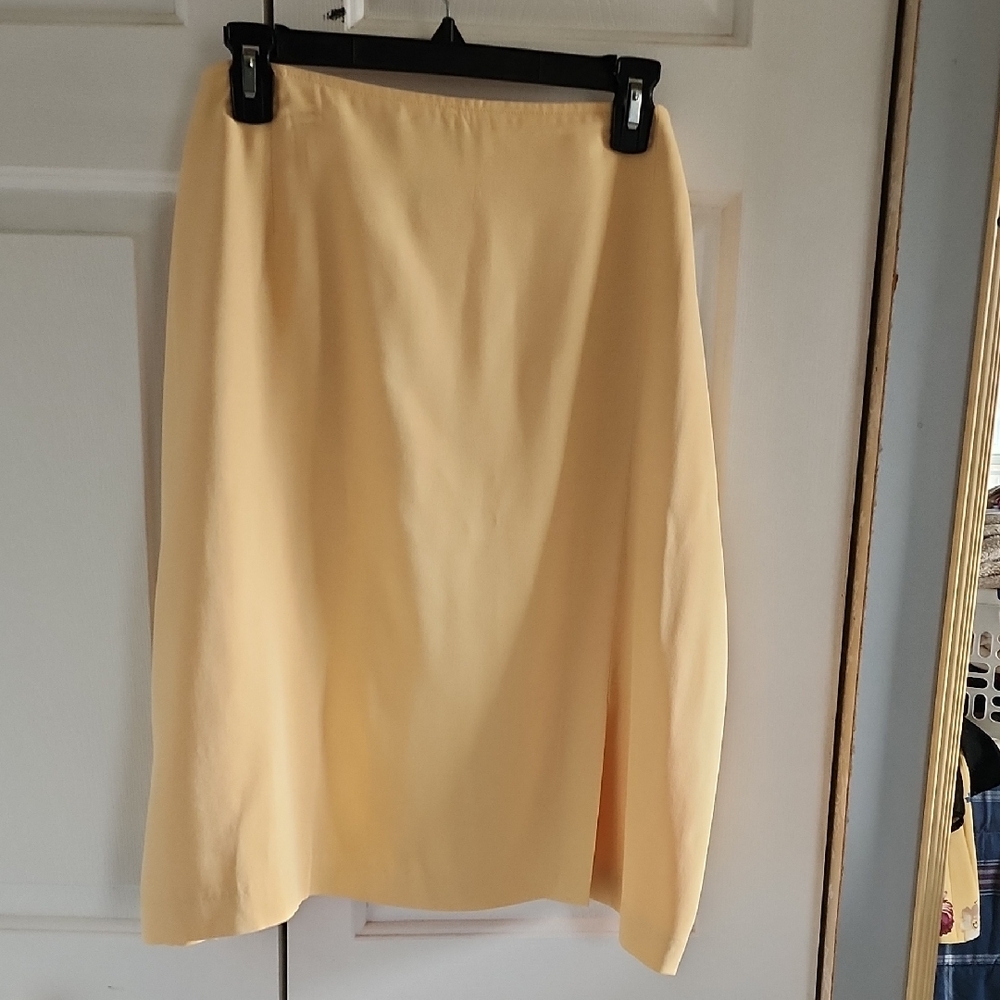 Lane Bryant Cream Pencil Skirt for Work